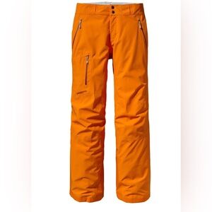 Patagonia Women’s Powder Bowl GORE-TEX Ski Snowboard Pants Bright Orange Size M